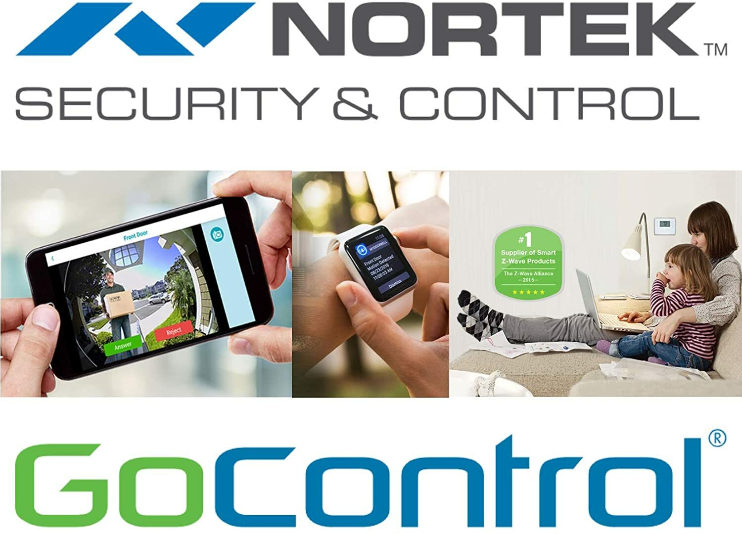 GoControl Doorbell Camera, Wi-Fi Smart Doorbell, Security Camera (GC-DBC-1)
