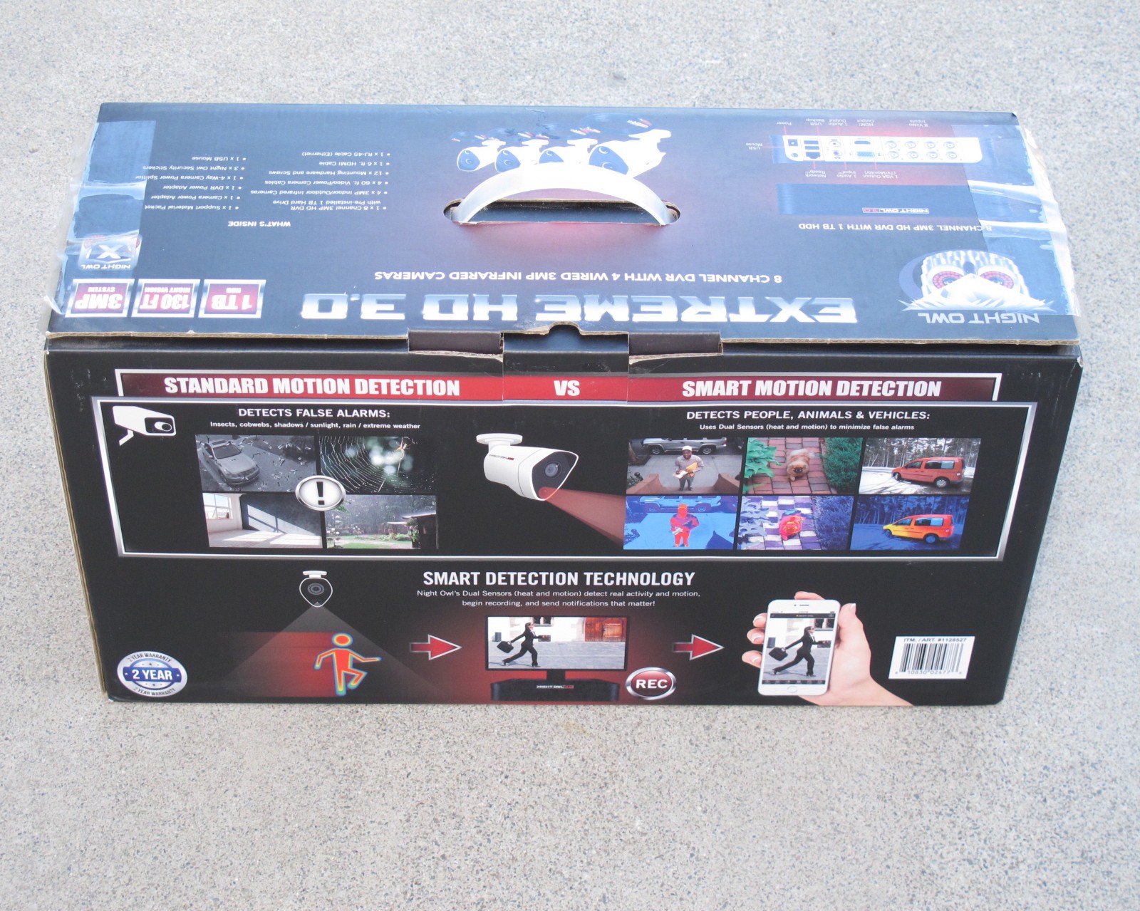 Night Owl Extreme HD 3.0 8-Channel 1TB 4 Camera Security System NEW in Open Box!