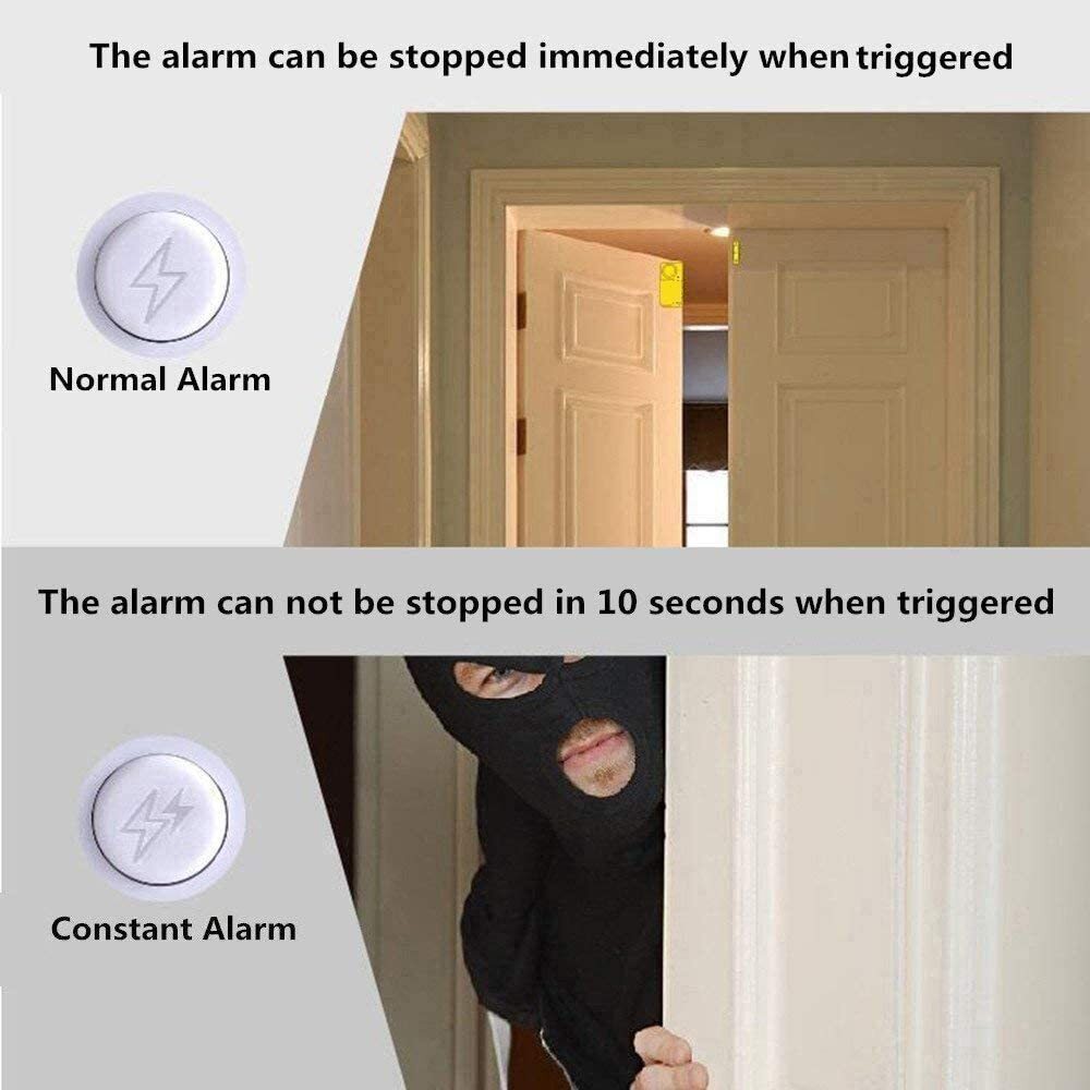 Wireless Door Window Burglar Alarm Magnetic Sensor Security Anti-Theft 10Pack US
