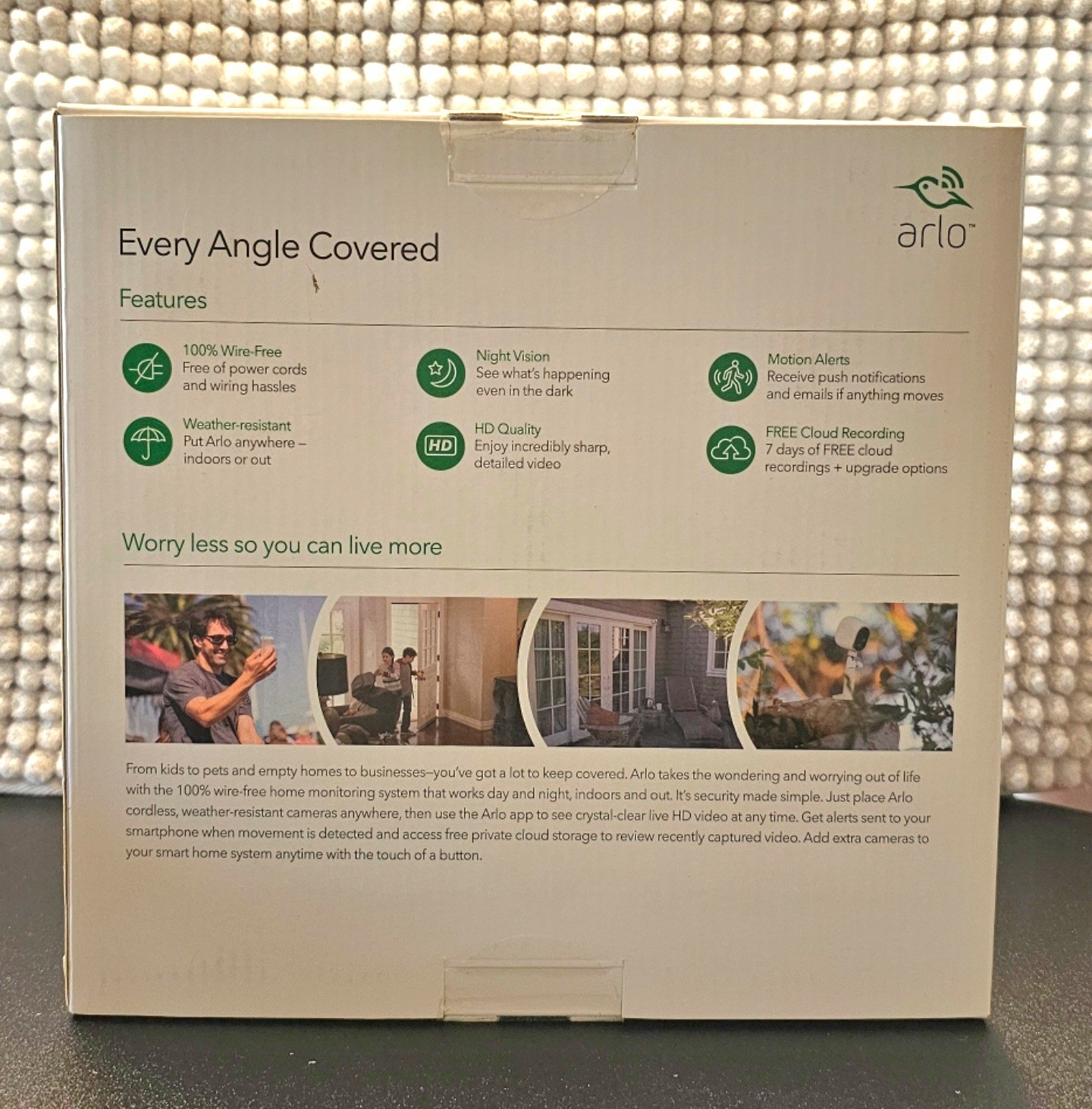 Netgear Arlo 4 Wire-Free HD Security Cameras w/ Night Vision