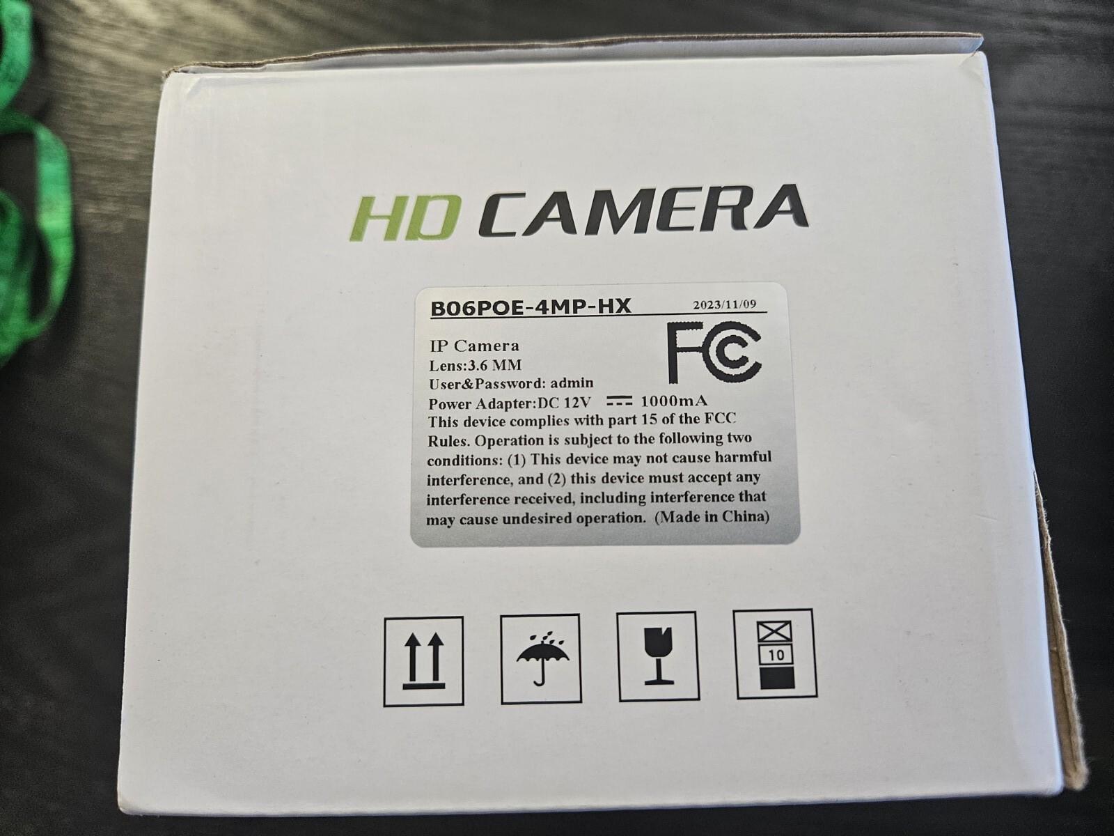 SV3C 4MP Outdoor Indoor One-Way Audio IP POE Camera IR LEDs Support HD