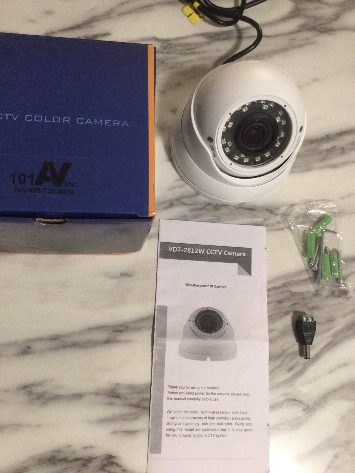 1080P Weatherproof CCTV IR HD Color Security Camera VDT-2812DR