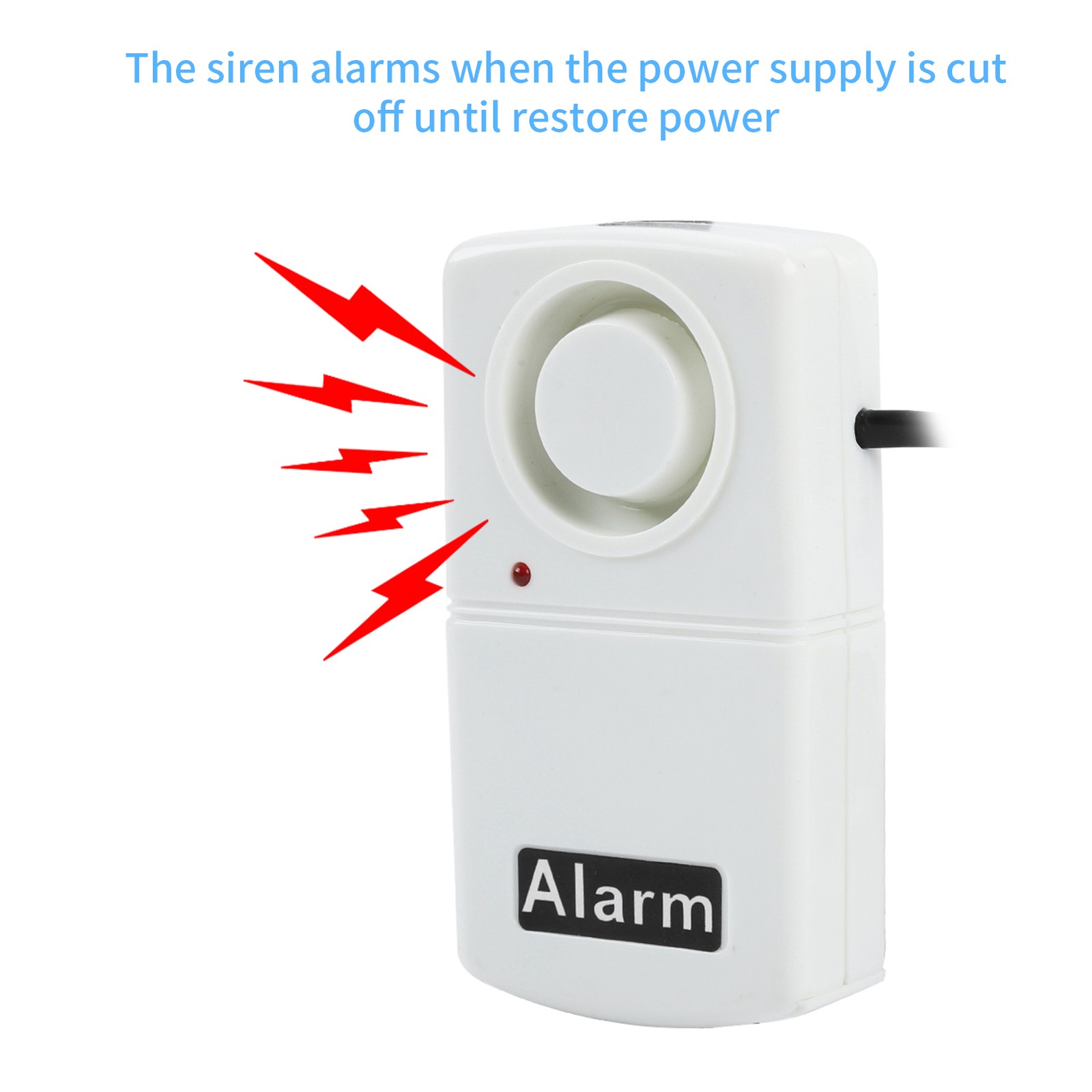 LED Power Failure Alarm Siren For Outage Warning Recommended