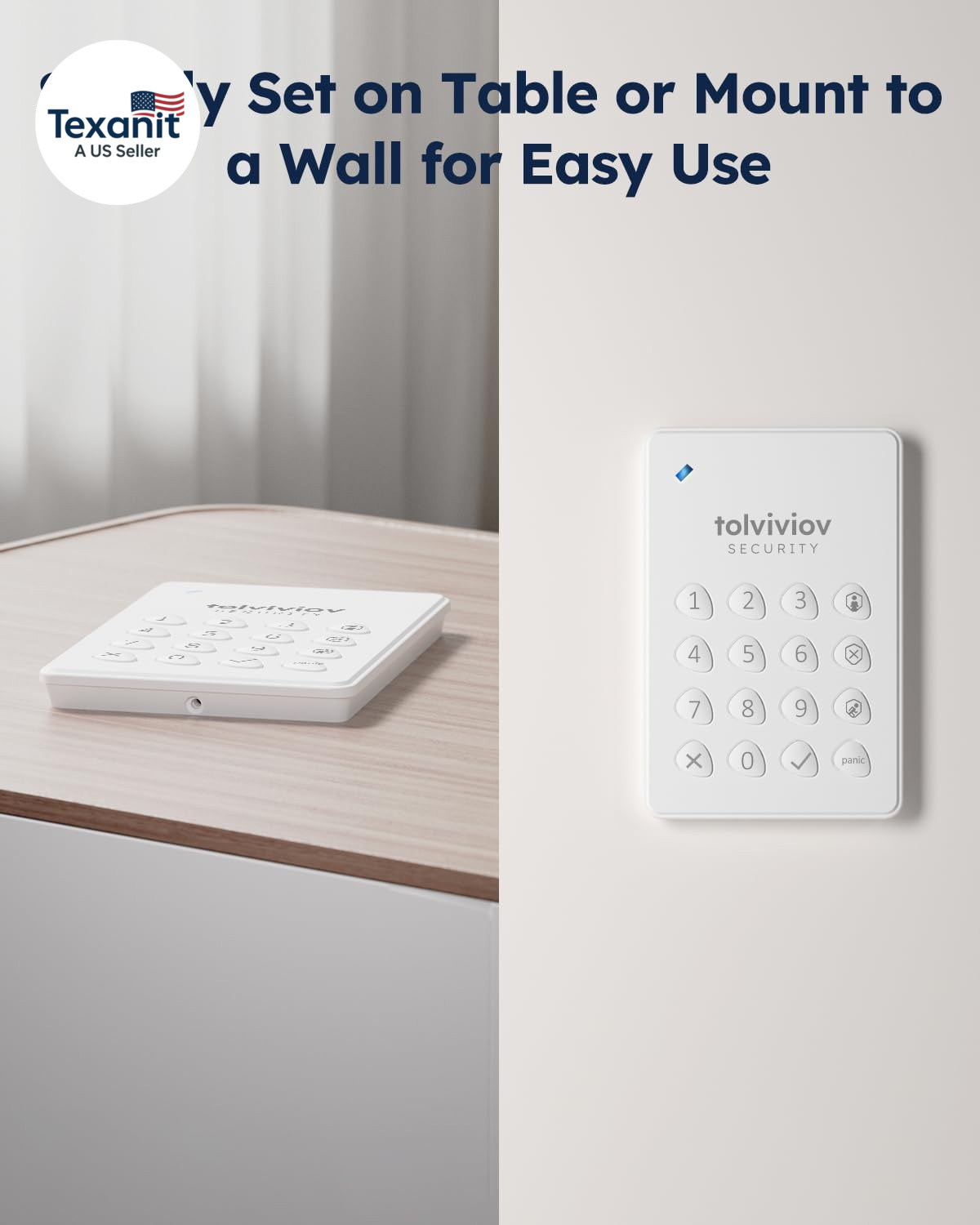 Alarm System for Home Security, Door Alarm Systems, App Alerts, 15Piece Kit, No