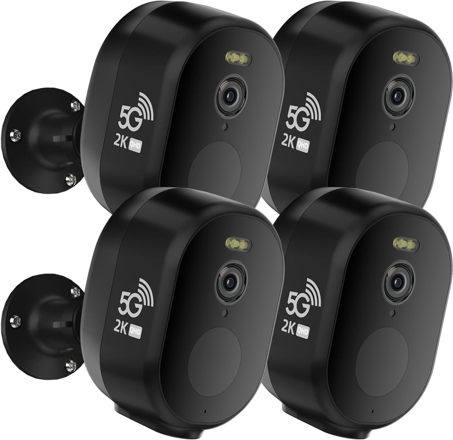 2.4GHz & 5GHz WiFi Security Cameras Wireless Outdoor, 2K 3MP QHD Home Security