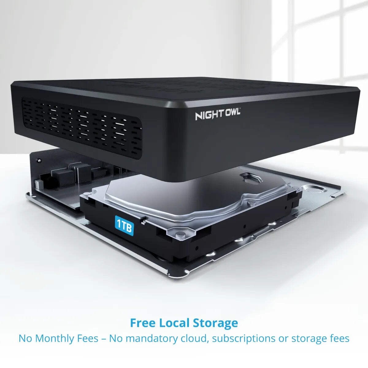 10 Channel 4K Bluetooth Wi-Fi NVR with 1TB Hard Drive and 3 Wire Free (Battery)