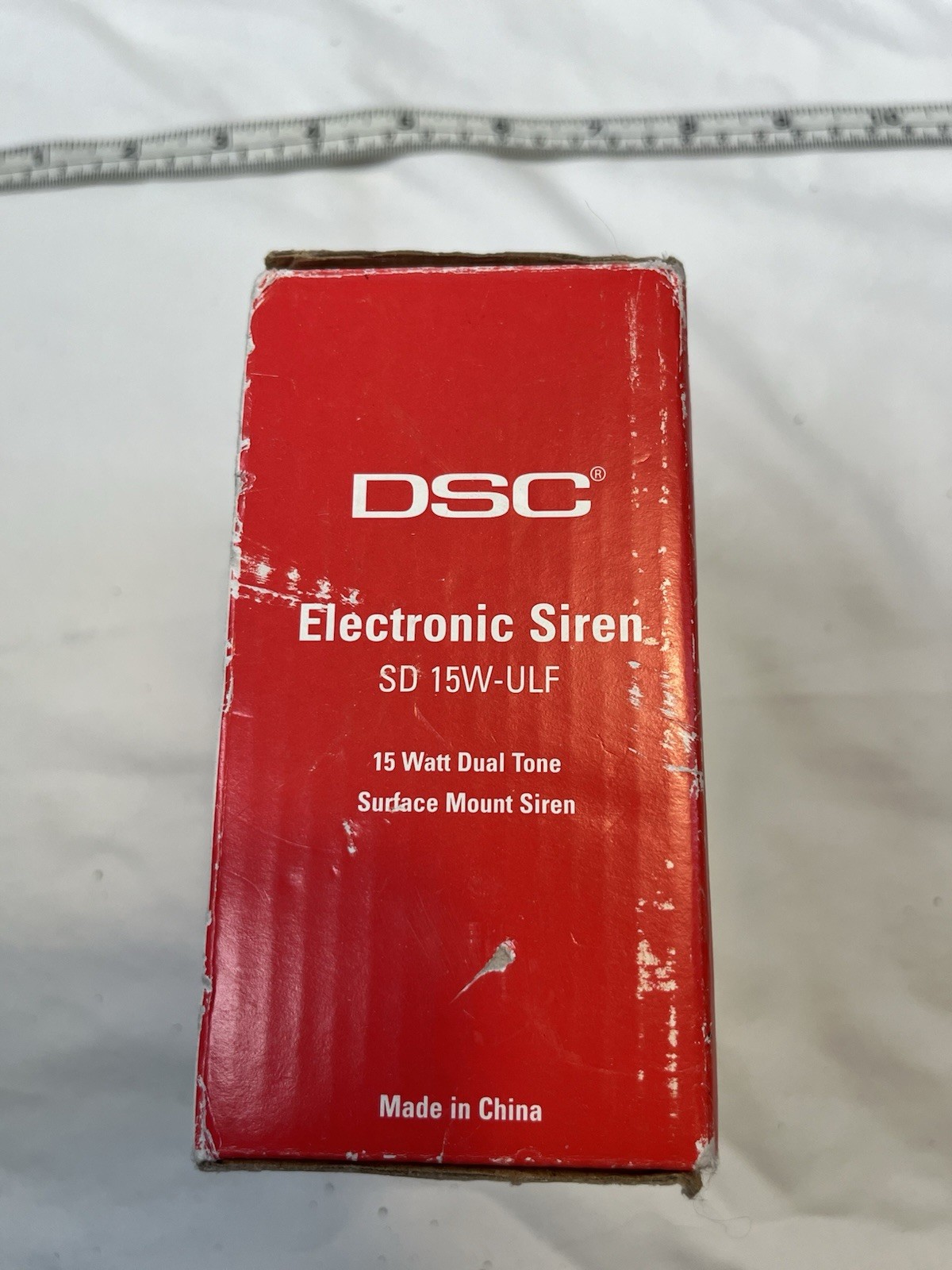DSC Electronic Siren SD 15W-ULF Indoor New Alarm System Siren Wired Dual Tone