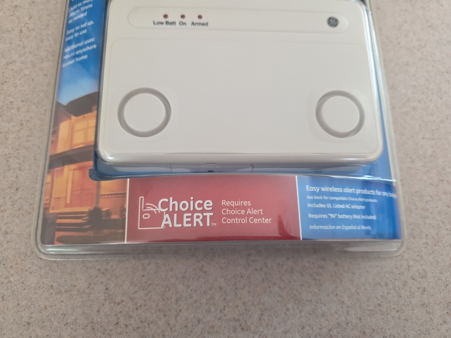GE Choice Alert Wireless Alarm Siren 45136 New Sealed NIB Add-on 130dB