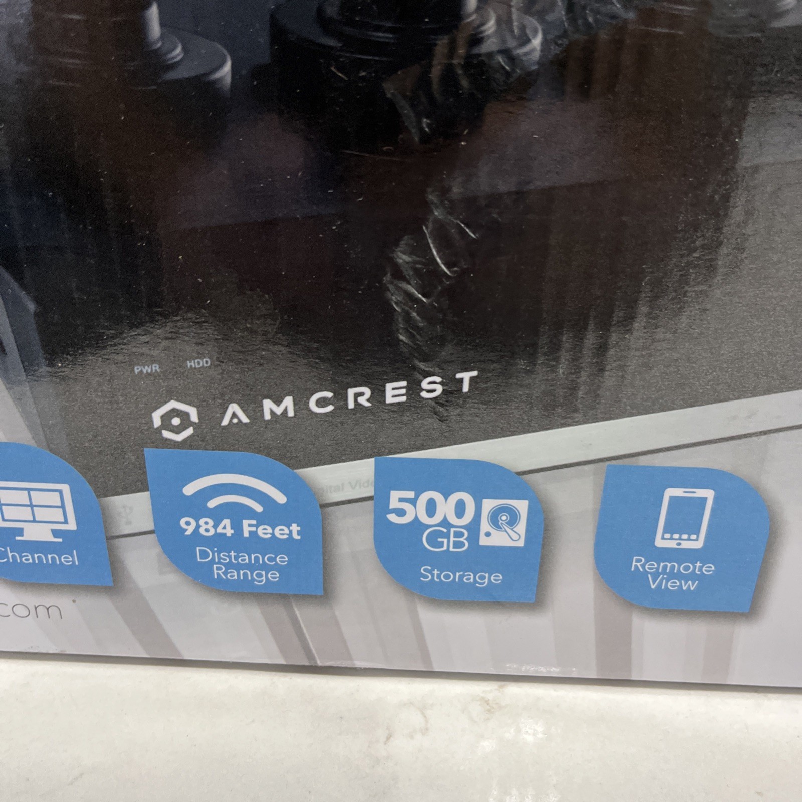 Amcrest AMDV960H4-4B 4CH 960H DVR Security System 4x 800TVL Bullet Cameras