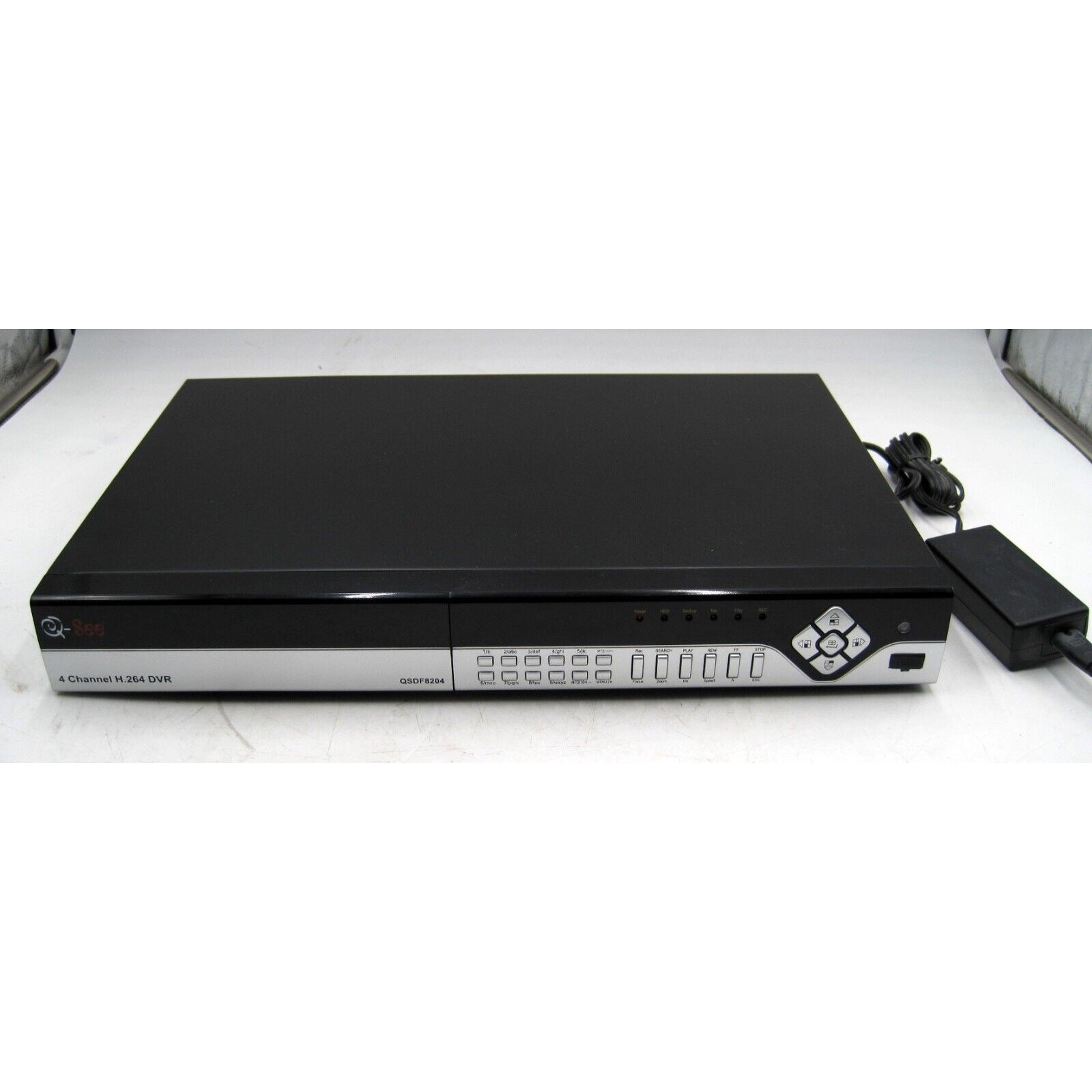 Digital QSDF8204 Video Security Recording System 250GB W/LCD PARTS OR REPAIR