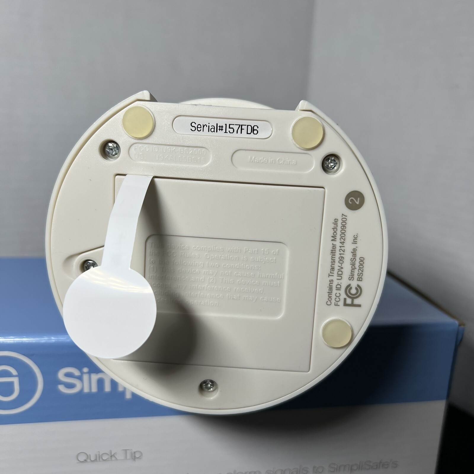 SimpliSafe Home Security System Base Station SS-1500 1st Original Generation