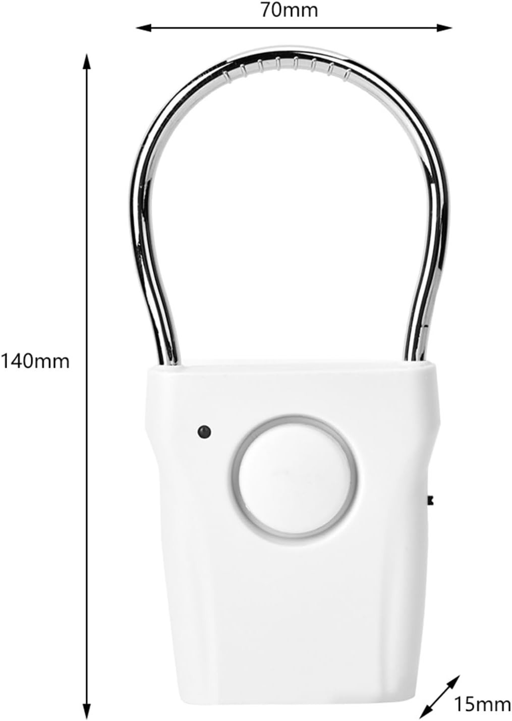 120dB Portable Door & Window Alarm with Vibration & Touch Trigger