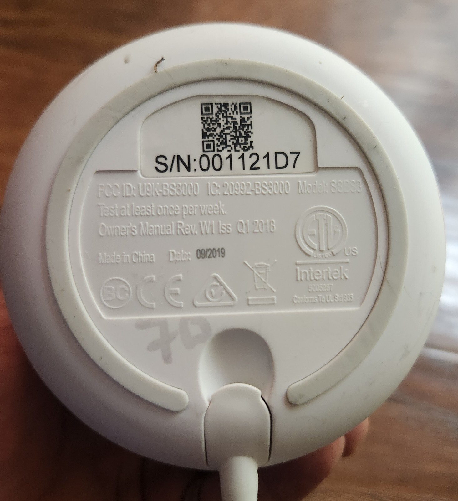 Simplisafe SSBS3 Home Security Base Station