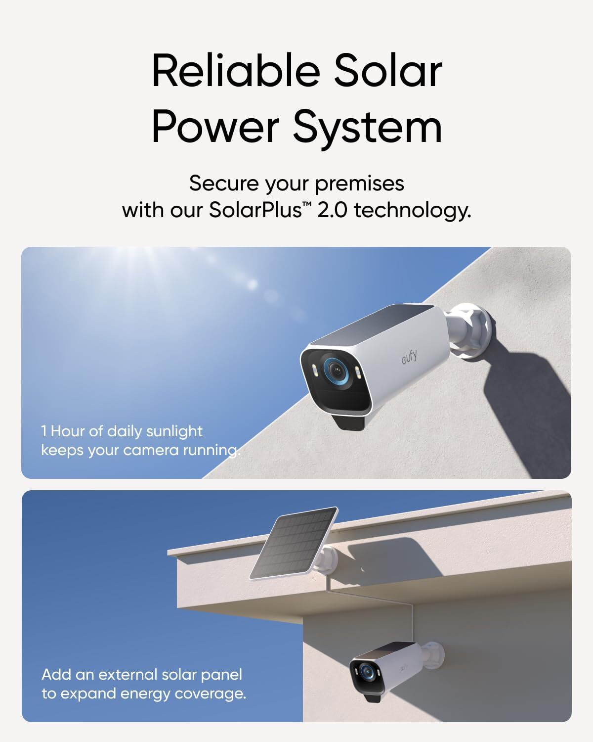 eufy eufyCam S3 Pro Outdoor Security Solar Cameras Kit 4K MaxColor Night Vision