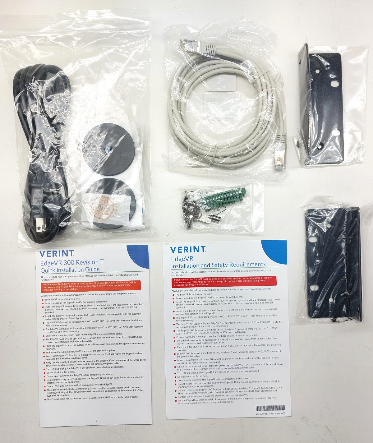 Verint E300-24R5 EdgeVR 300 w/ 4x 8TB HDD Support up to 64-IP Video Camera 16 Ch