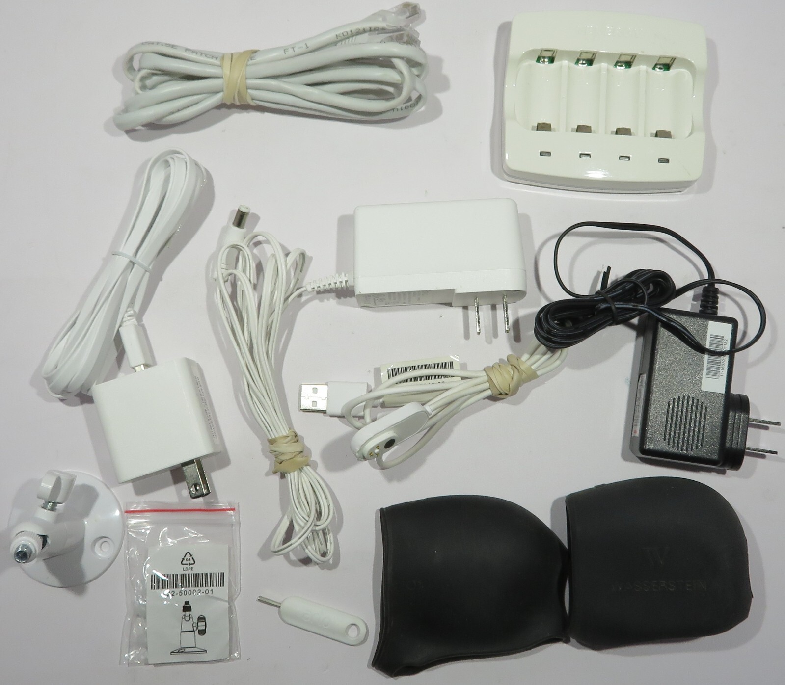 Lot of 7 Arlo Security Cameras + Netgear Base Station + Many Accessories