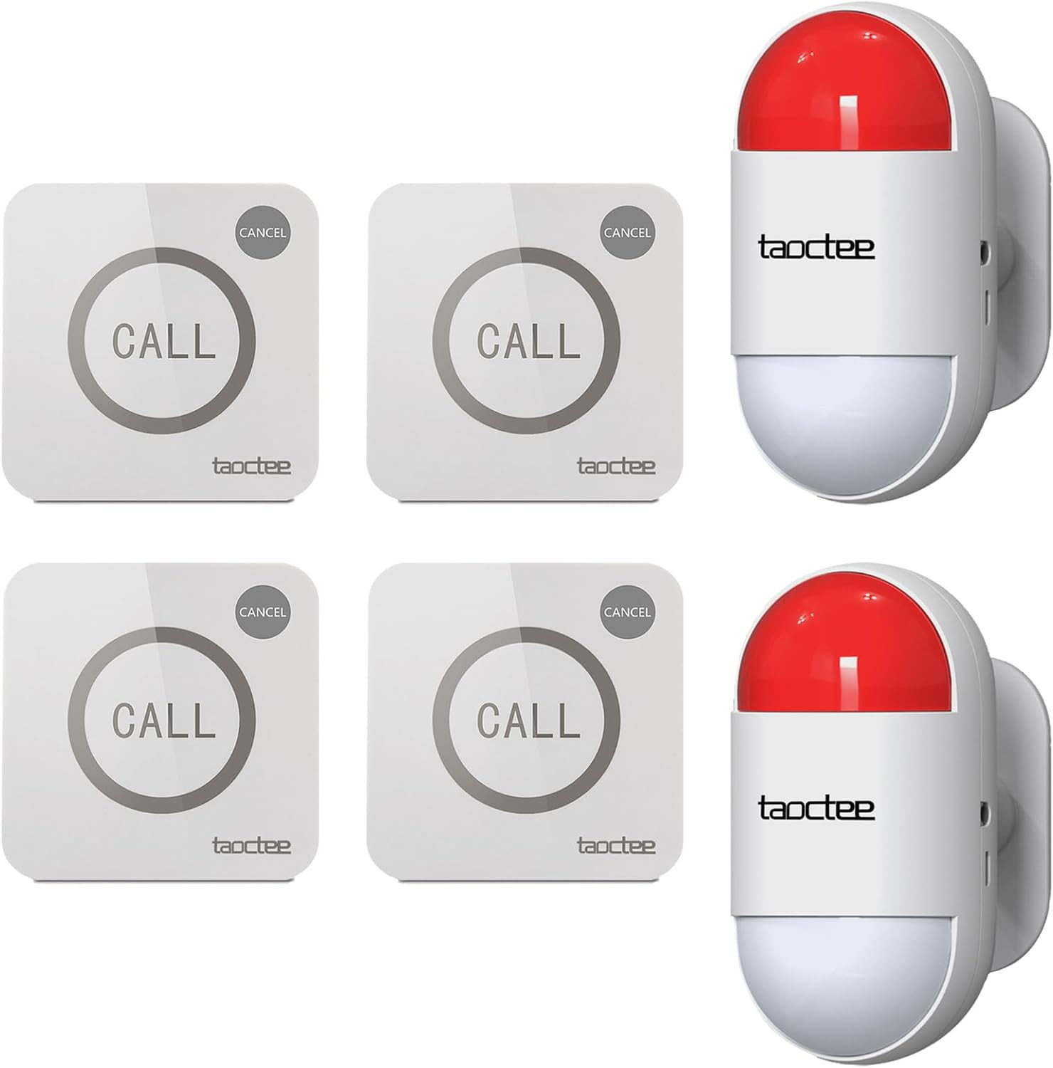 Panic Button Alarm for House Remote Control Strobe Siren Alarm System Sound & Li
