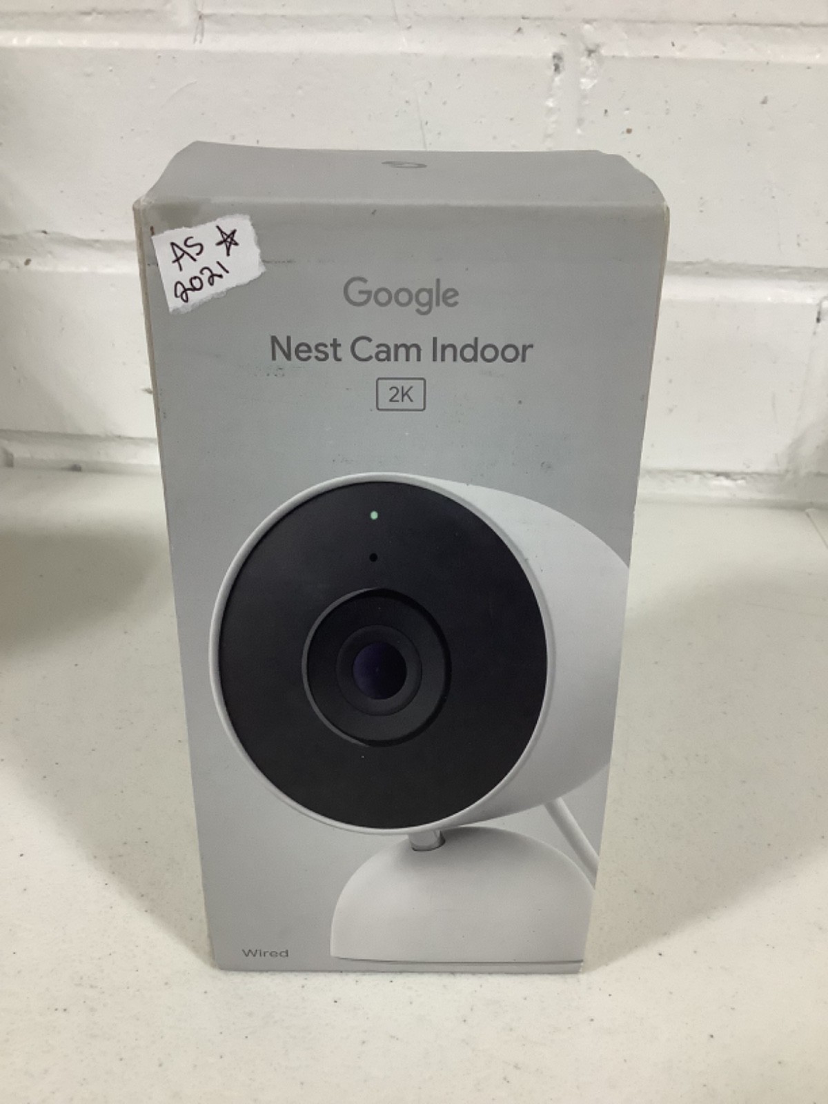 Google – Nest Cam Indoor (wired, 3rd gen) 2K Video and Gemini