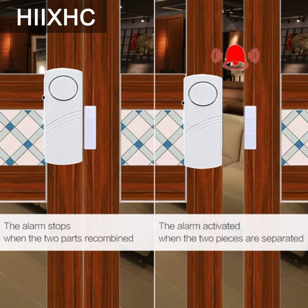 Pack of 10 Wireless Door & Window Alarms with 90 dB Alert for Enhanced Security