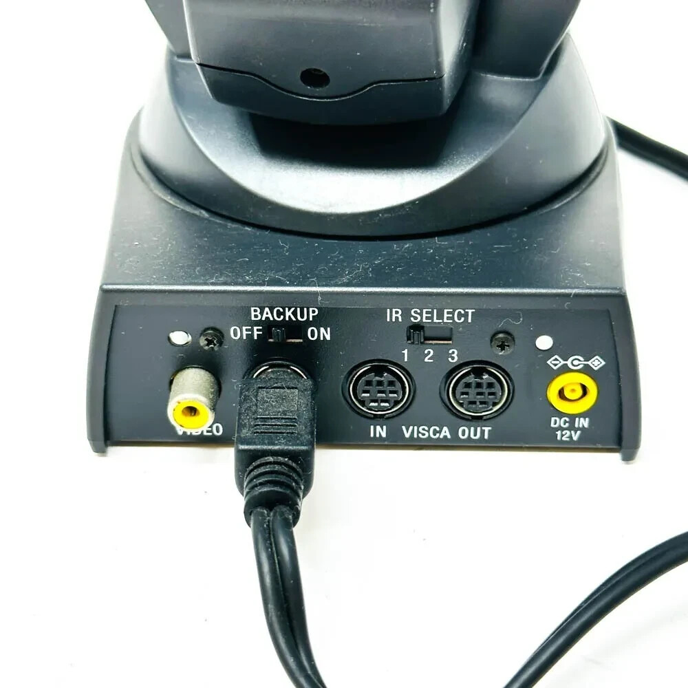 Sony EVI-D30 Pan-Tilt CCD Camera, 12x Variable Zoom f/1.8 5.4-64.8mm