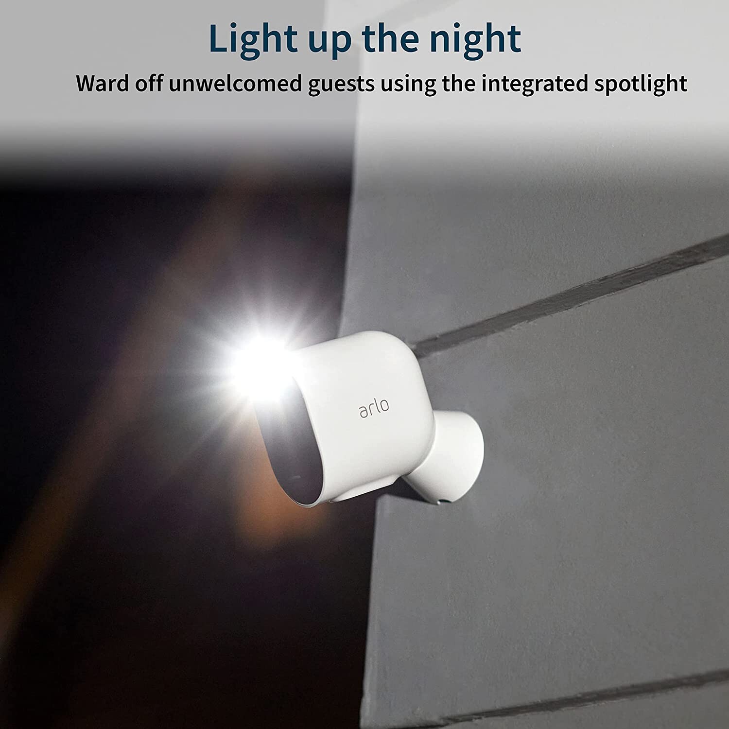 Arlo Pro 4 Spotlight Camera 3 Pack Wireless Security 2K Video & HDR VMC4350P