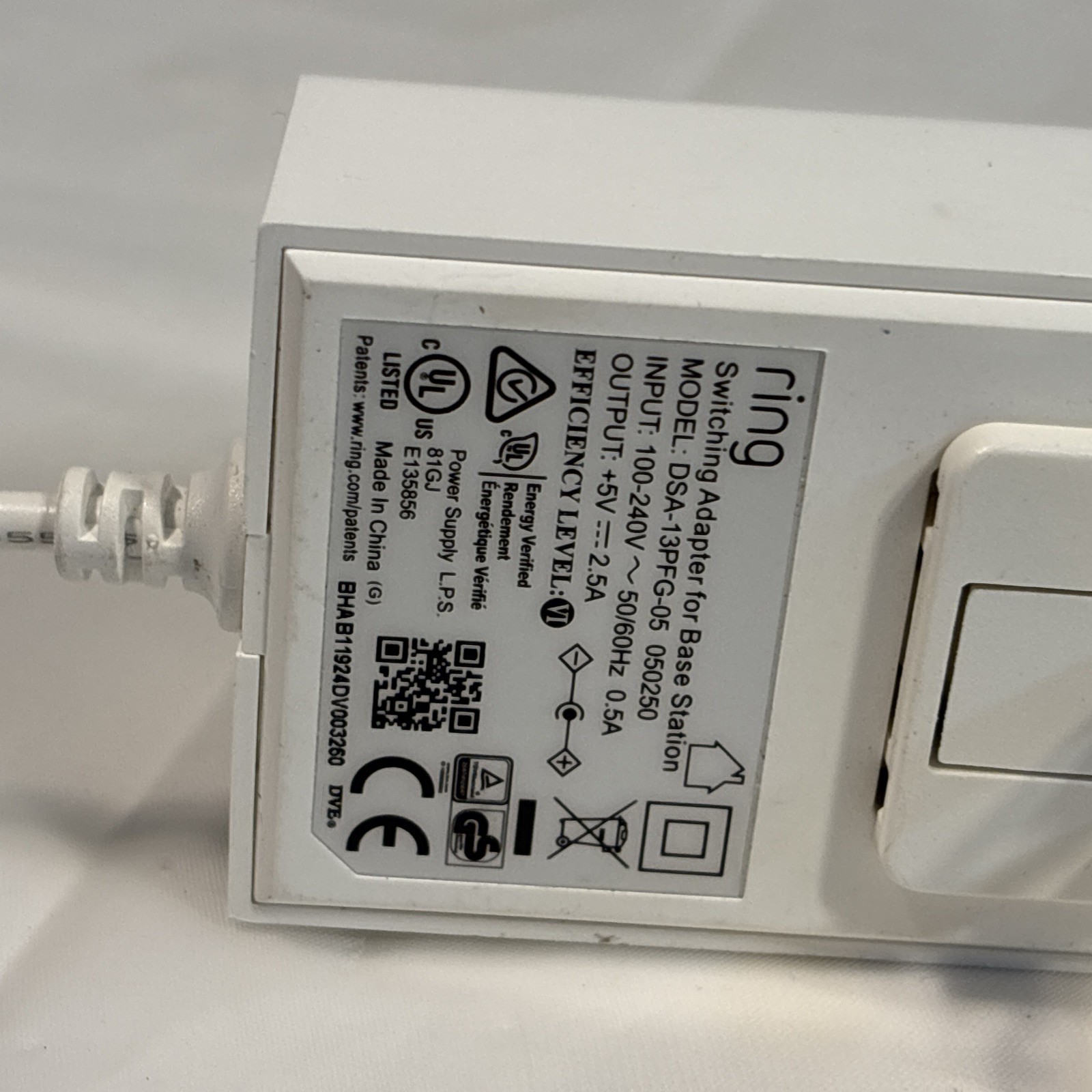 Ring Alarm Base Station US White 4HB1U9-0EN0 Works