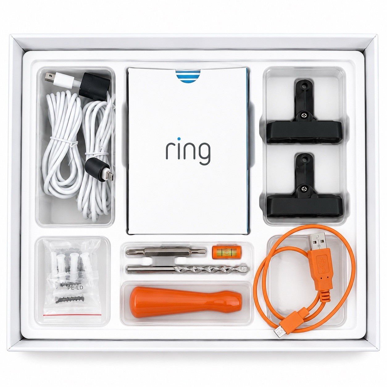 Ring Home Security Kit 2 Stick Up Cameras ONLY HD Open Box No Doorbell