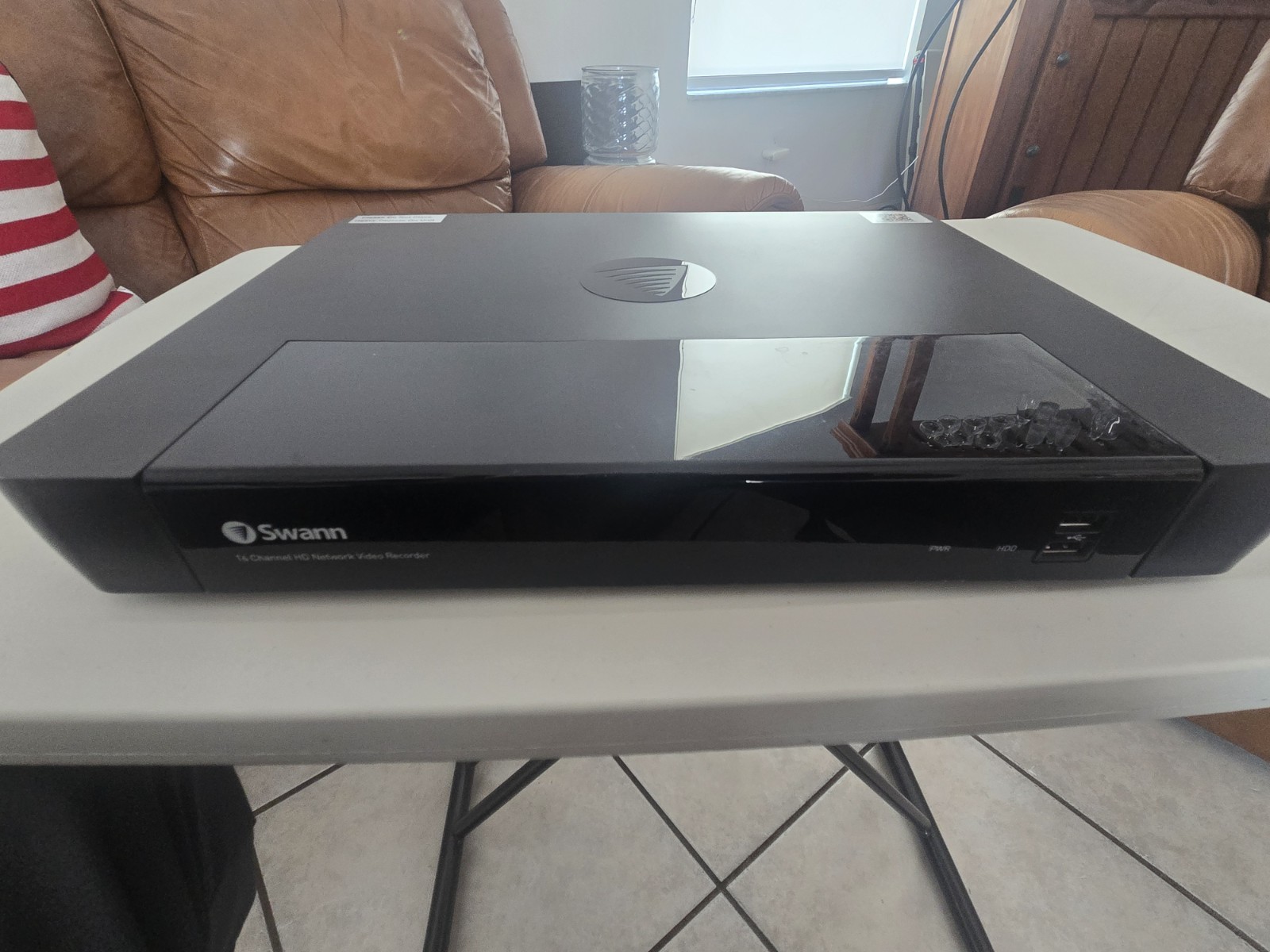 Swann 16 Ch NVR 4K Ultra HD NVR16-8580RN For Parts powers on but no video