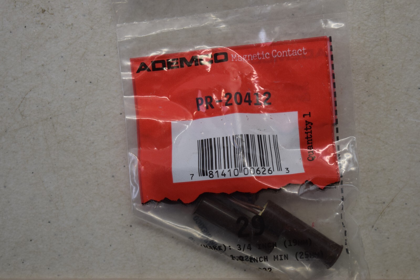 10x ADEMCO PR-20412 Hardwired Alarm Security Magnetic Contact Form BROWN