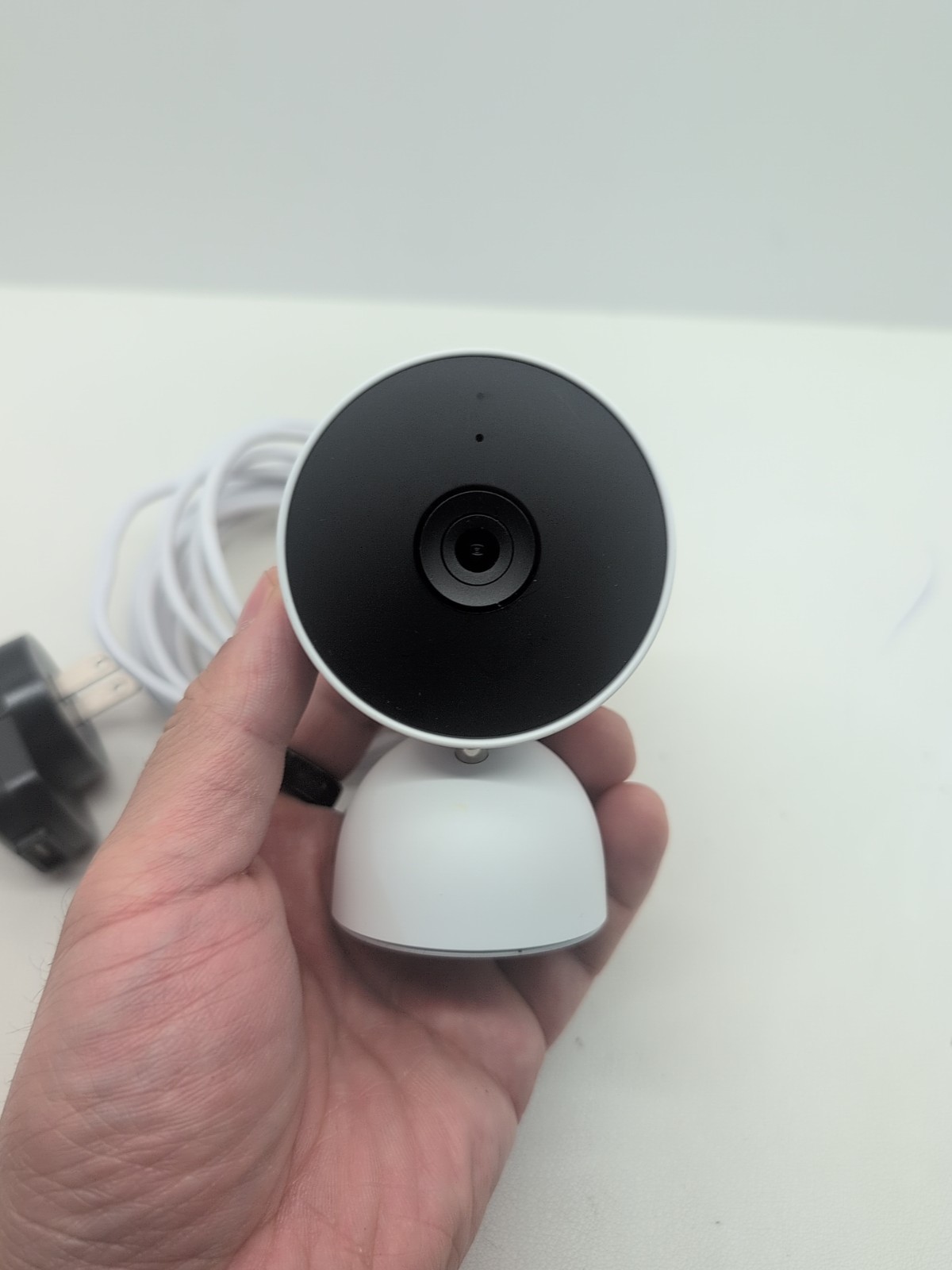 Google Nest Security Cam Indoor 1080p Wired (White Snow) 2nd Generation