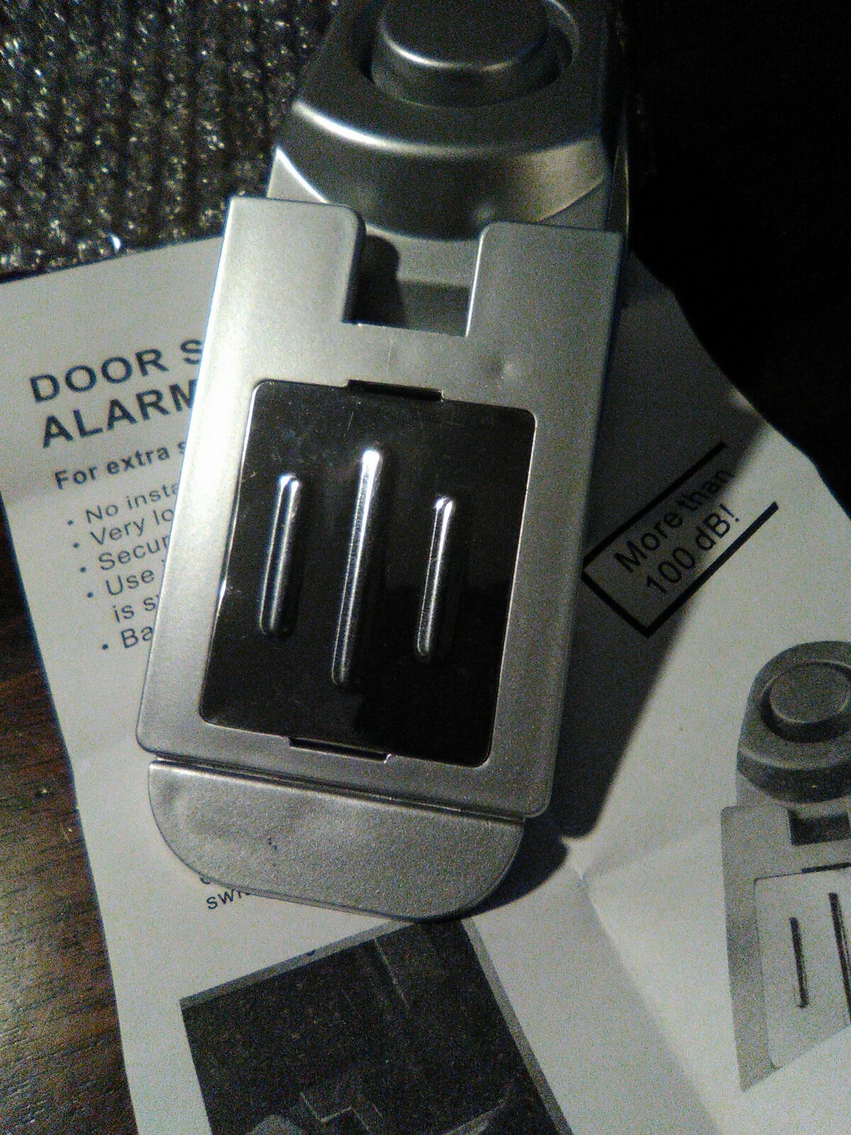 Door stopper alarm