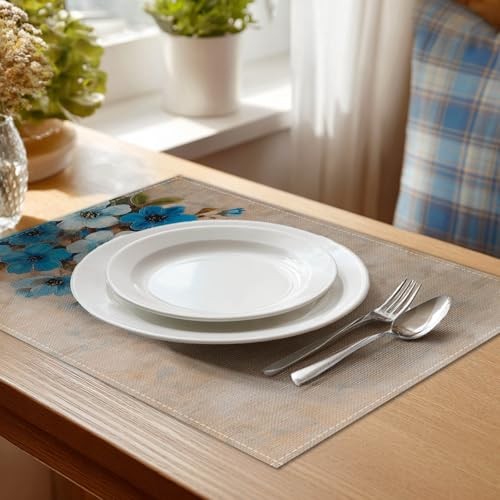 Set of 4 12×18 Inch Spring Table Mats – Colors 20 – Set of 4