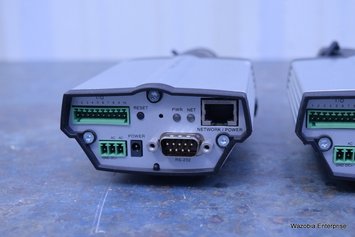 2 AXIS 221 NETWORK CAMERA 0221-001-02 WITH PENTAX 3-8 MM CS 1:1.0 D/N TS3VS10ED