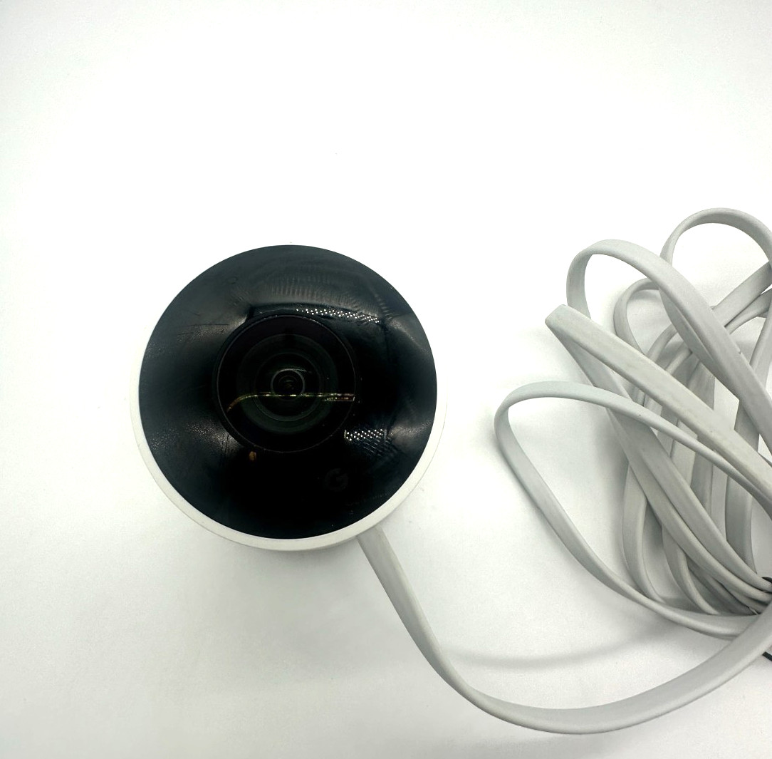 Google Nest Cam Indoor A0033 – 1080p WiFi Security Camera w/ Power Cable & Magne