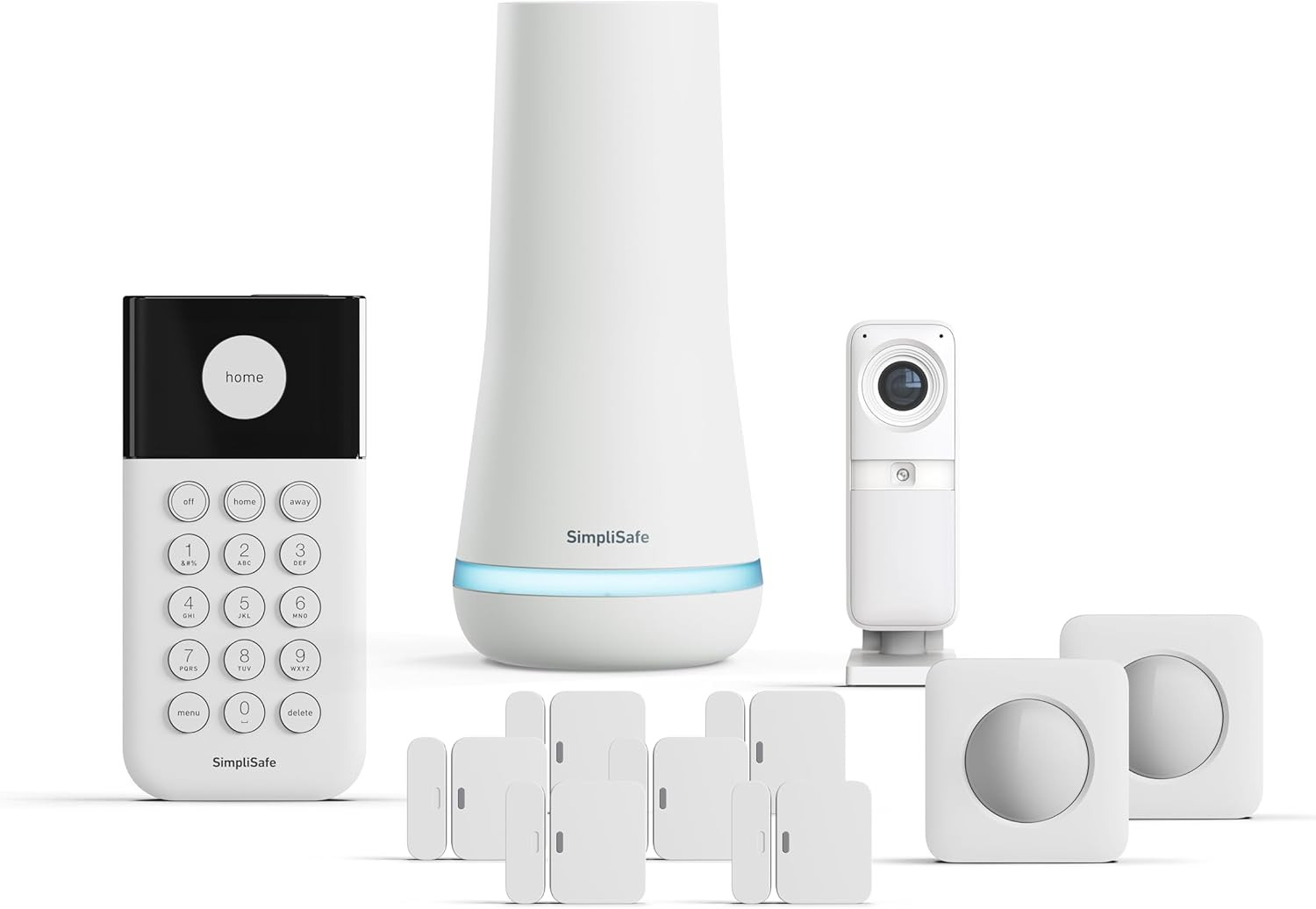 Simplisafe 11 Piece Wireless Home Security System Gen 3 with Wireless Indoor HD