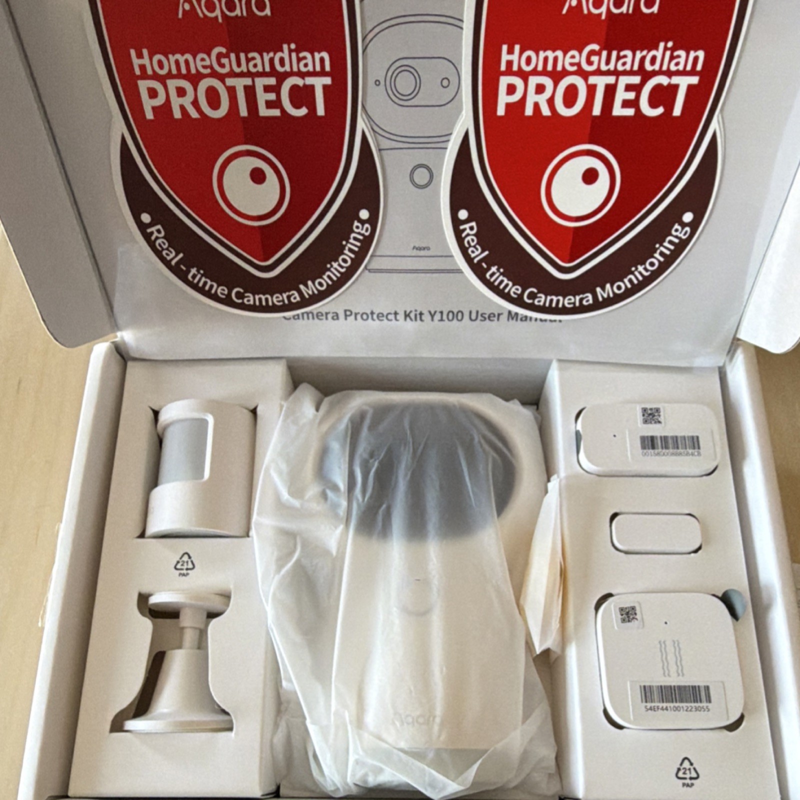 Aqara Y100 Camera Kit, Motion, Door & Vibration Sensors, Apple, Alexa, Google