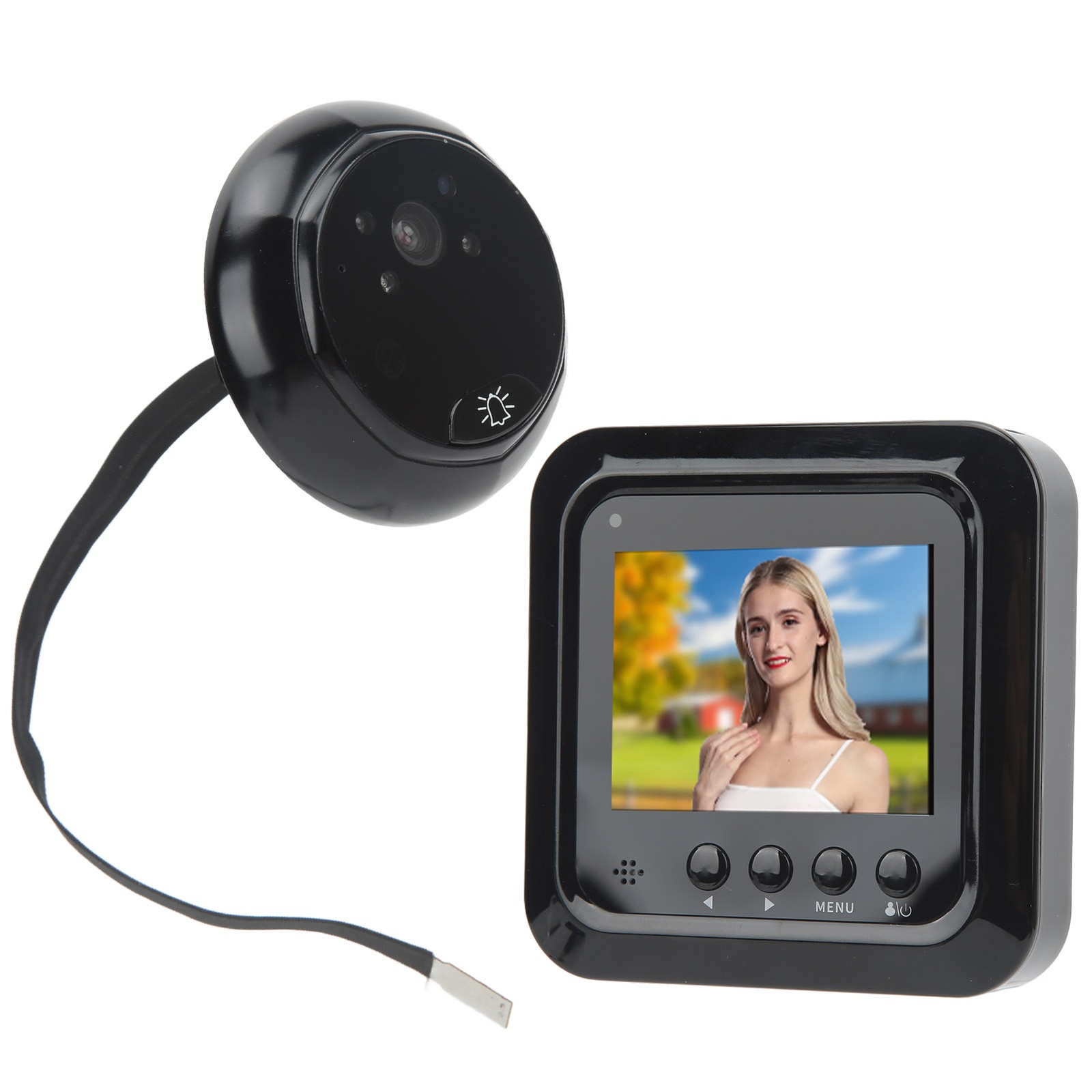 Video Door Phone System Digital Door Viewer Infrared Night 160 Degree
