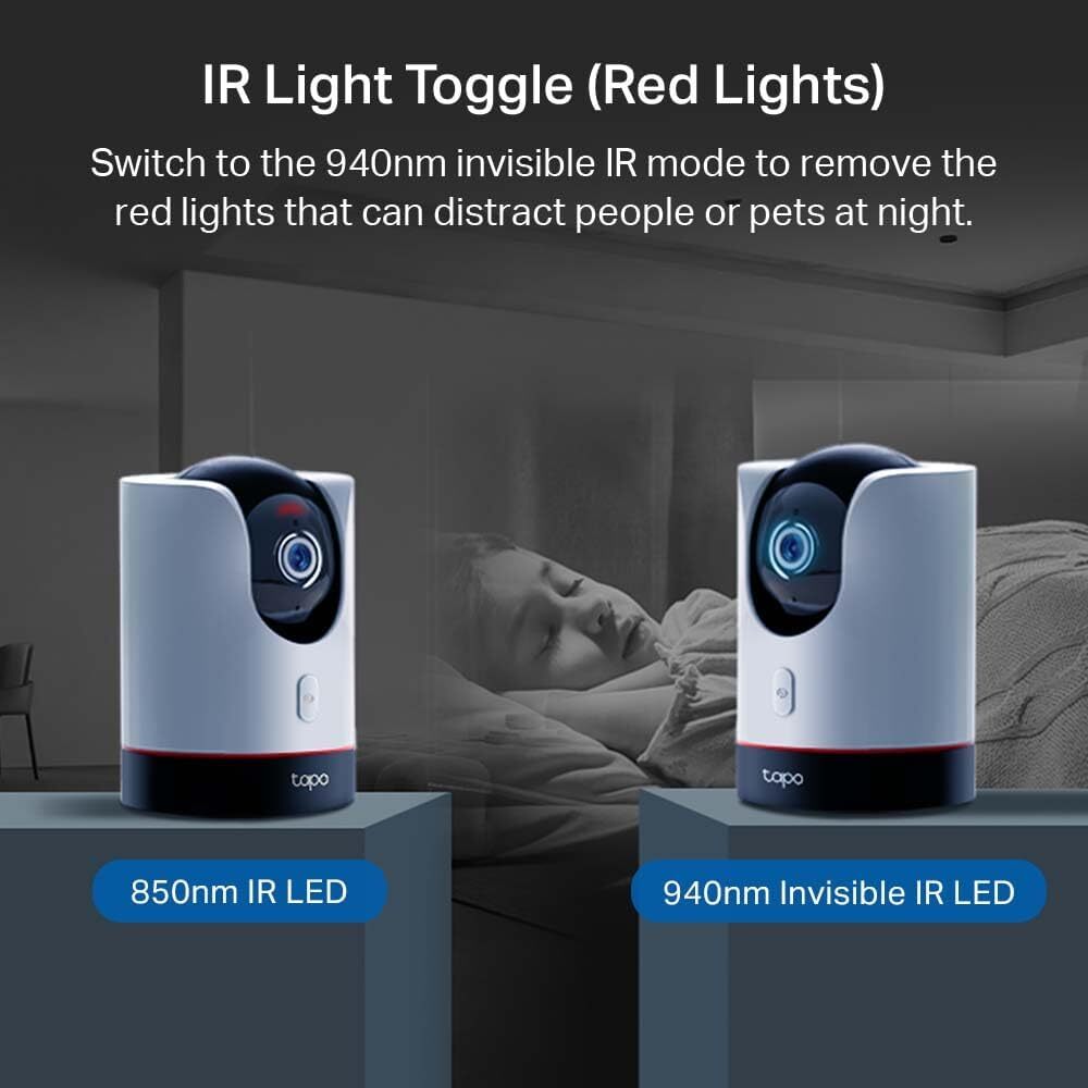 TP-Link Tapo 2K QHD Pan/Tilt Wi-Fi Camera | Apple HomeKit | Physical Privacy