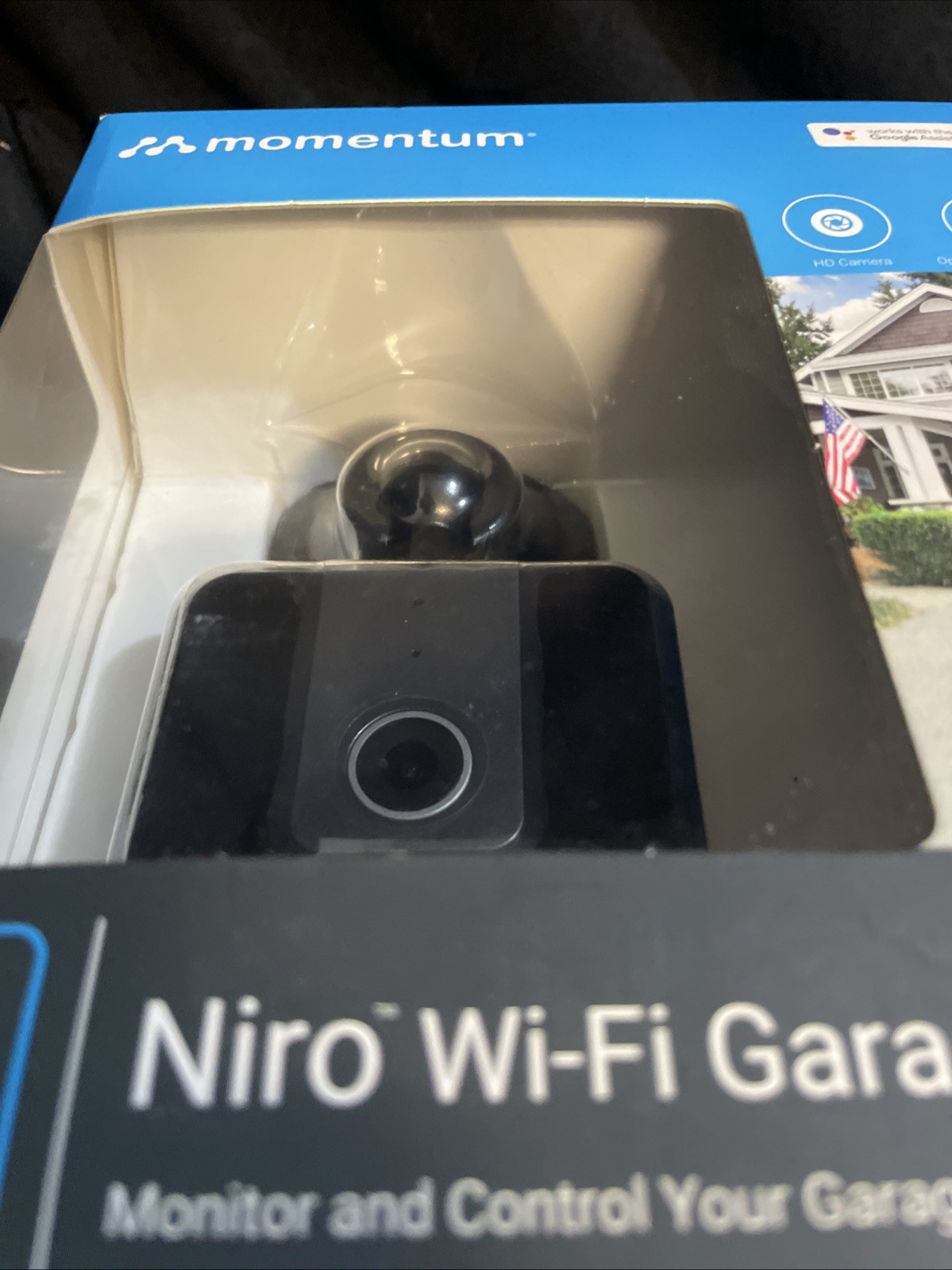 Momentum Niro WiFi Garage Door Controller With Built In Camera Sealed MOGA-001
