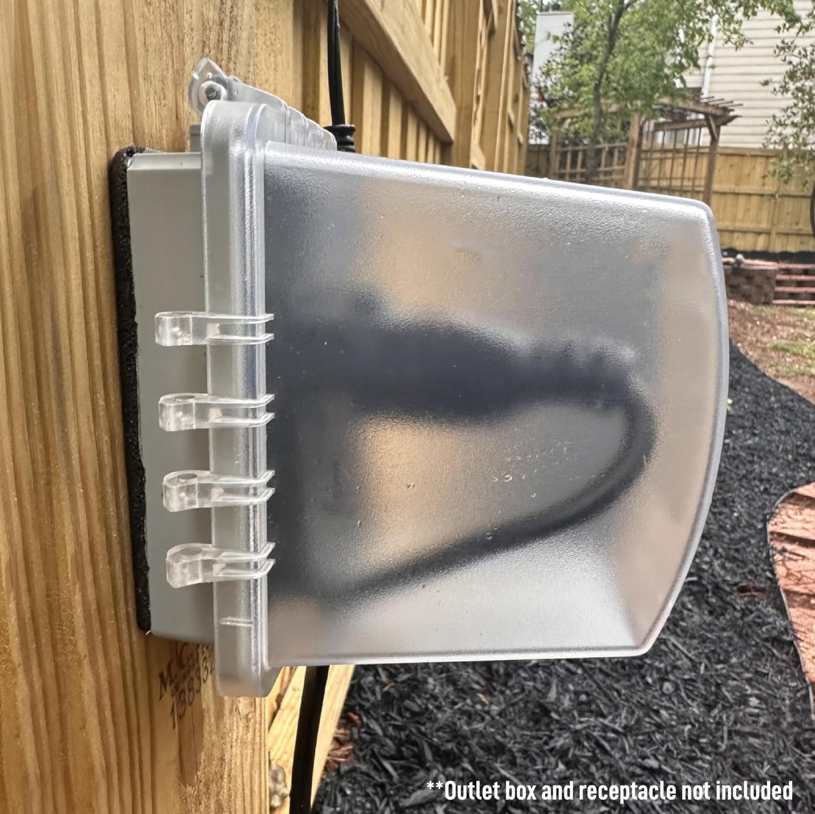 Sealproof 1-Gang Weatherproof In Use Outdoor Outlet Clear Frost – Deep Cover
