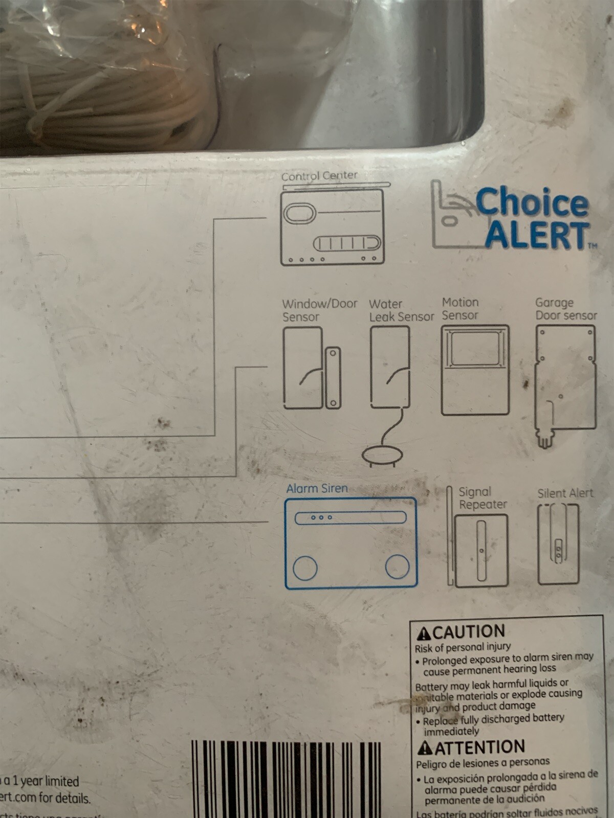 GE Wireless Alarm System Additional Siren To Increase Your System’s Sound New