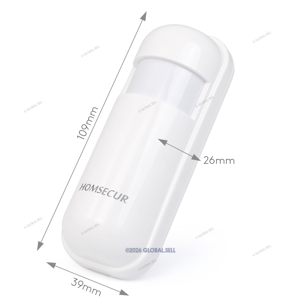 HOMSECUR Motion Sensor Alarm Security System Kit With HD IP Camera Door Sensors