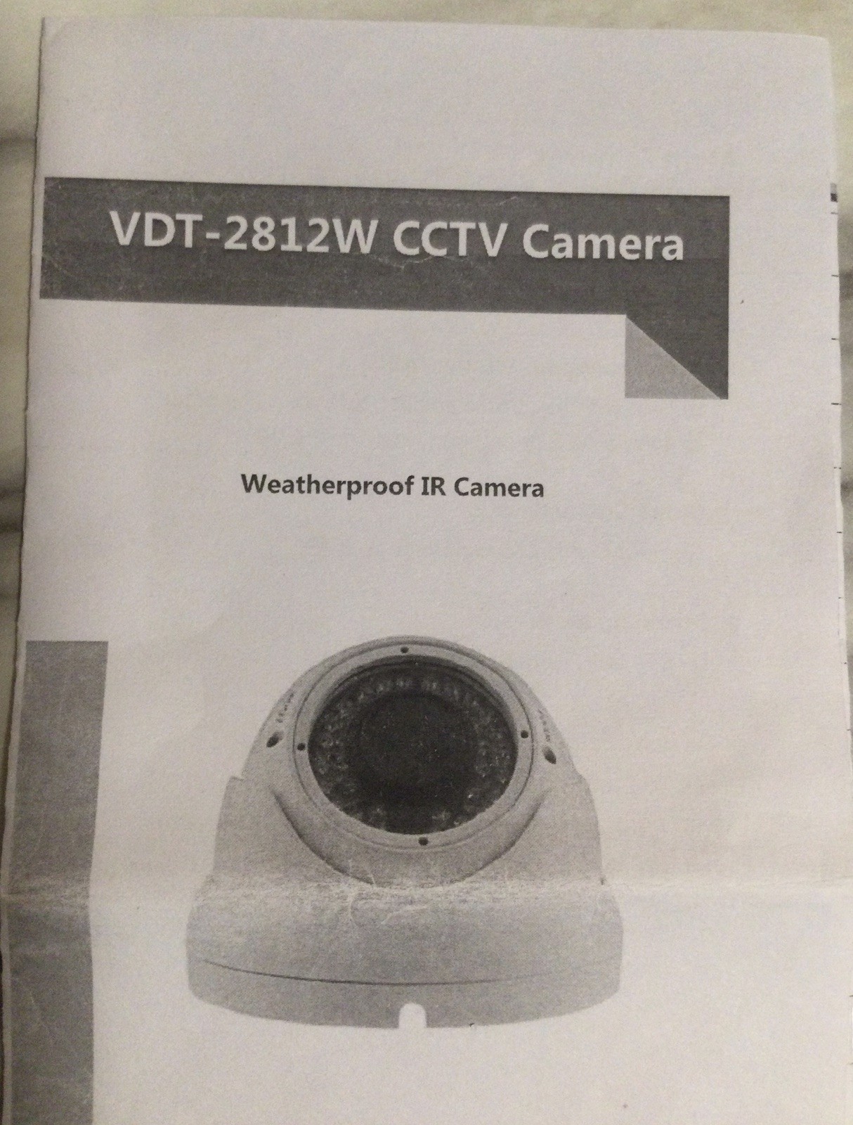 1080P Weatherproof CCTV IR HD Color Security Camera VDT-2812DR