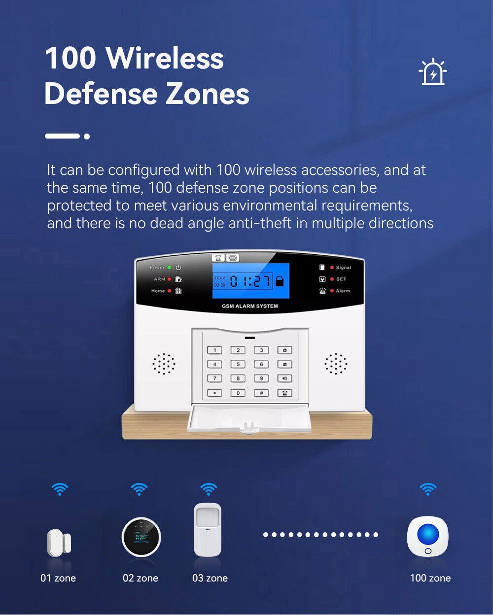 L25 WiFi+US 4G Wireless Office Home Security Alarm System+Alexa+Google+TUYA APP