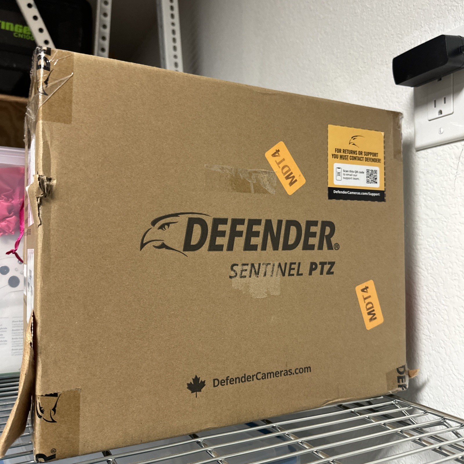 Defender AI Powered Sentinel PTZ 4K Wired Security Camera System