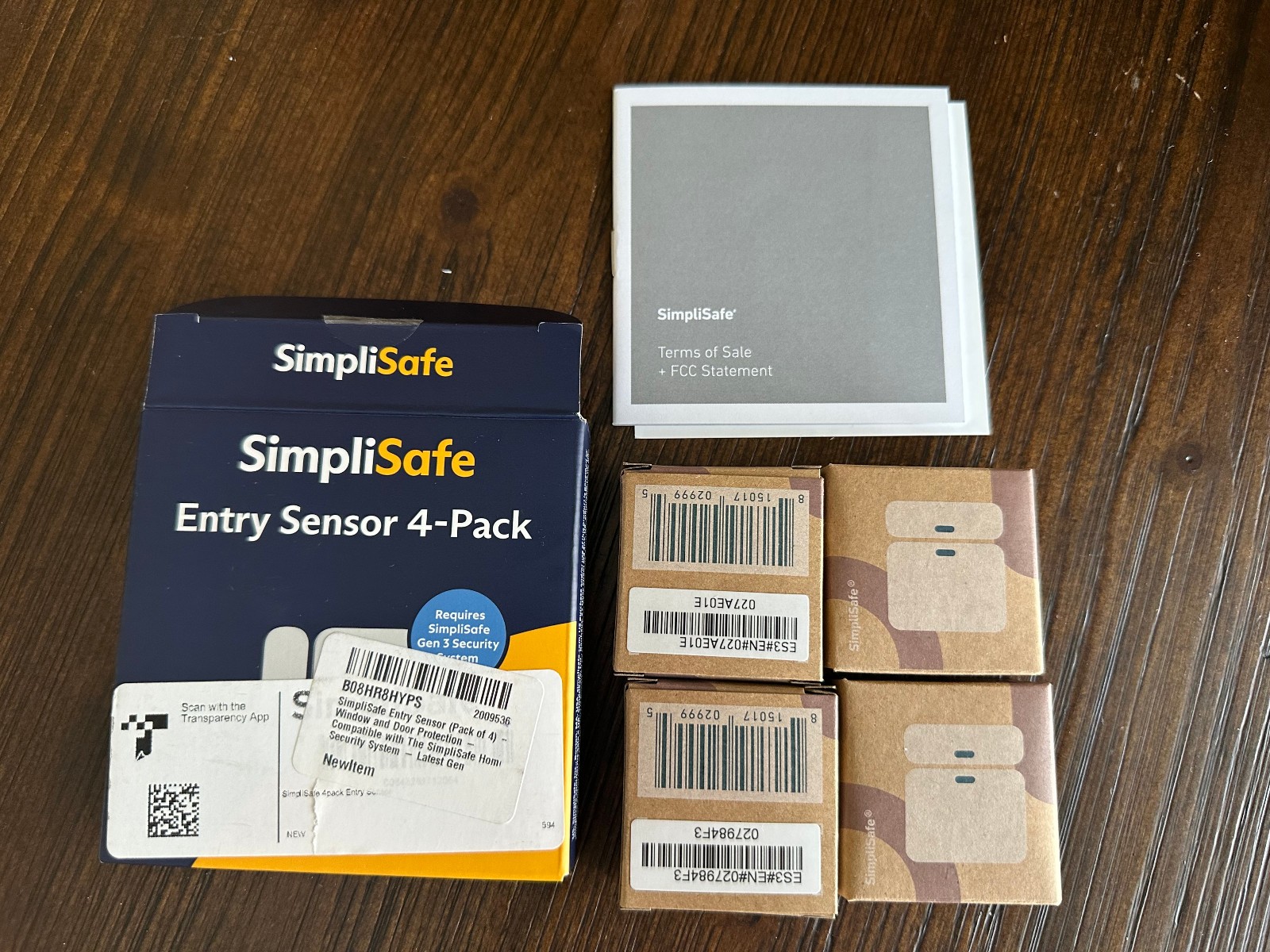 SimpliSafe Gen 3 Security System BS3W KP3W 6 Entry Sensors Wireless New OPEN BOX
