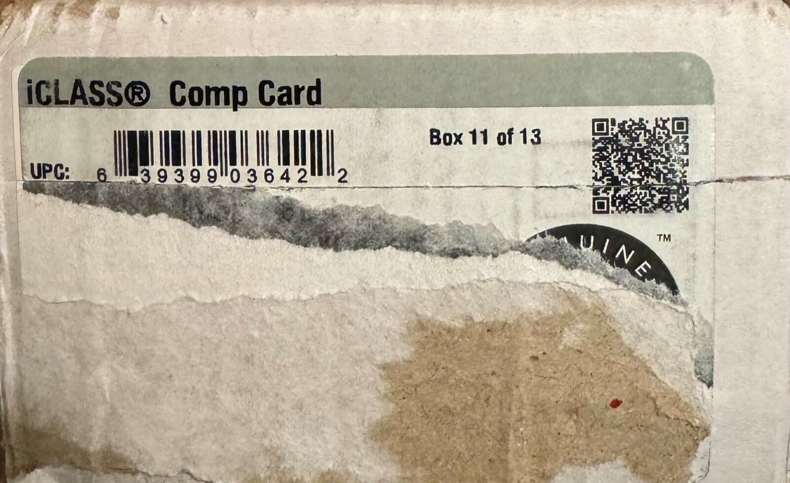 HID #2100PGGAN-111407 I CLASS COMP CARD (Lot Of 200)