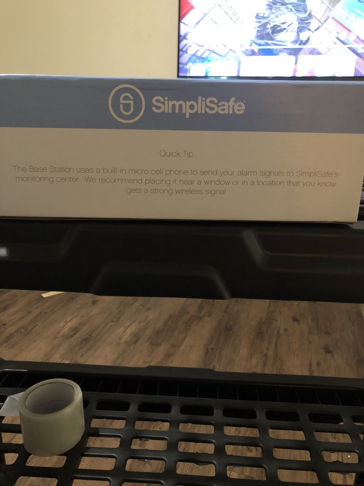 SimpliSafe Home Security System Base Station SS-1500 NO CHORDS