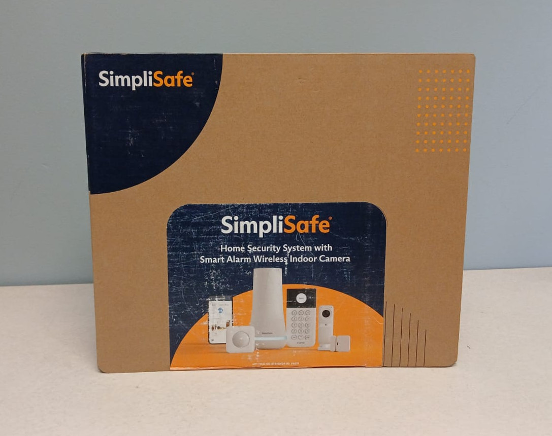 SimpliSafe 8pc Indoor Security Kit- Motion Sensors Keypad Smart Wireless Camera