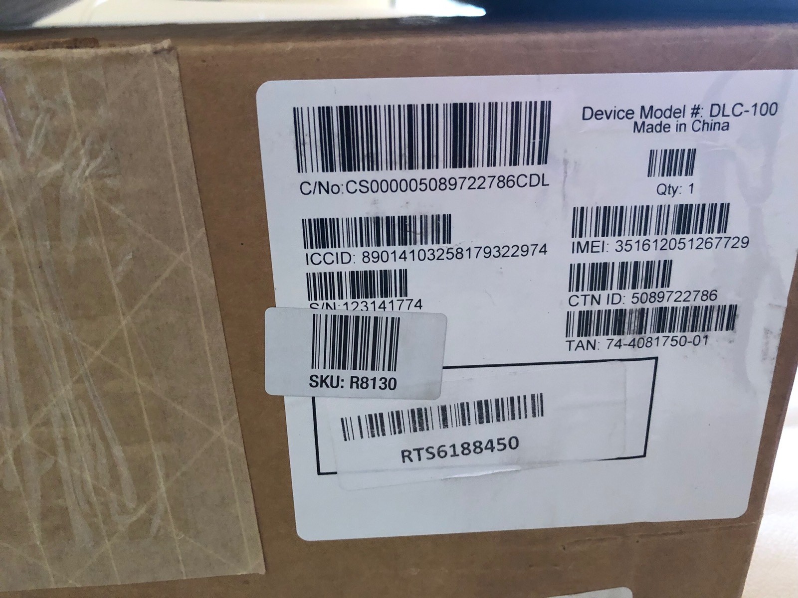AT&T Digital Life DLC-100 Home Security System Control Box w/ Mount and Antenna